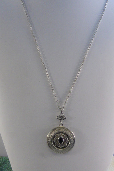 SALE Iolite Locket,Purple Locket,Antique Locket,Silver Locket,Purple Locket,Iolite,Iolite Necklace,Gemstone Locket,Gemstone Necklace,Genuine