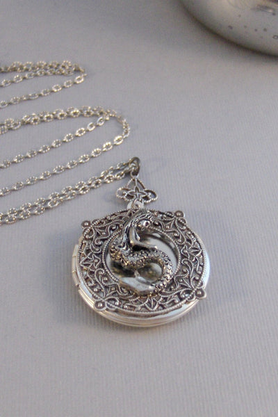 Inner Mermaid,Locket,Mermaid, Mermaid Locket,Antique Locket,Silver Locket,Goddess,Ocean Locket,Handmade jewelry by valleygirldesigns