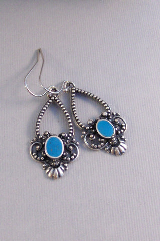 SALE Blue Gypsy,Earring,Turquoise,Blue,Blue,Earring,Bridesmaid Earring,Turquoise Earring,Blue Stone,Indian,Boho,Gypsy.valleygirldesigns.
