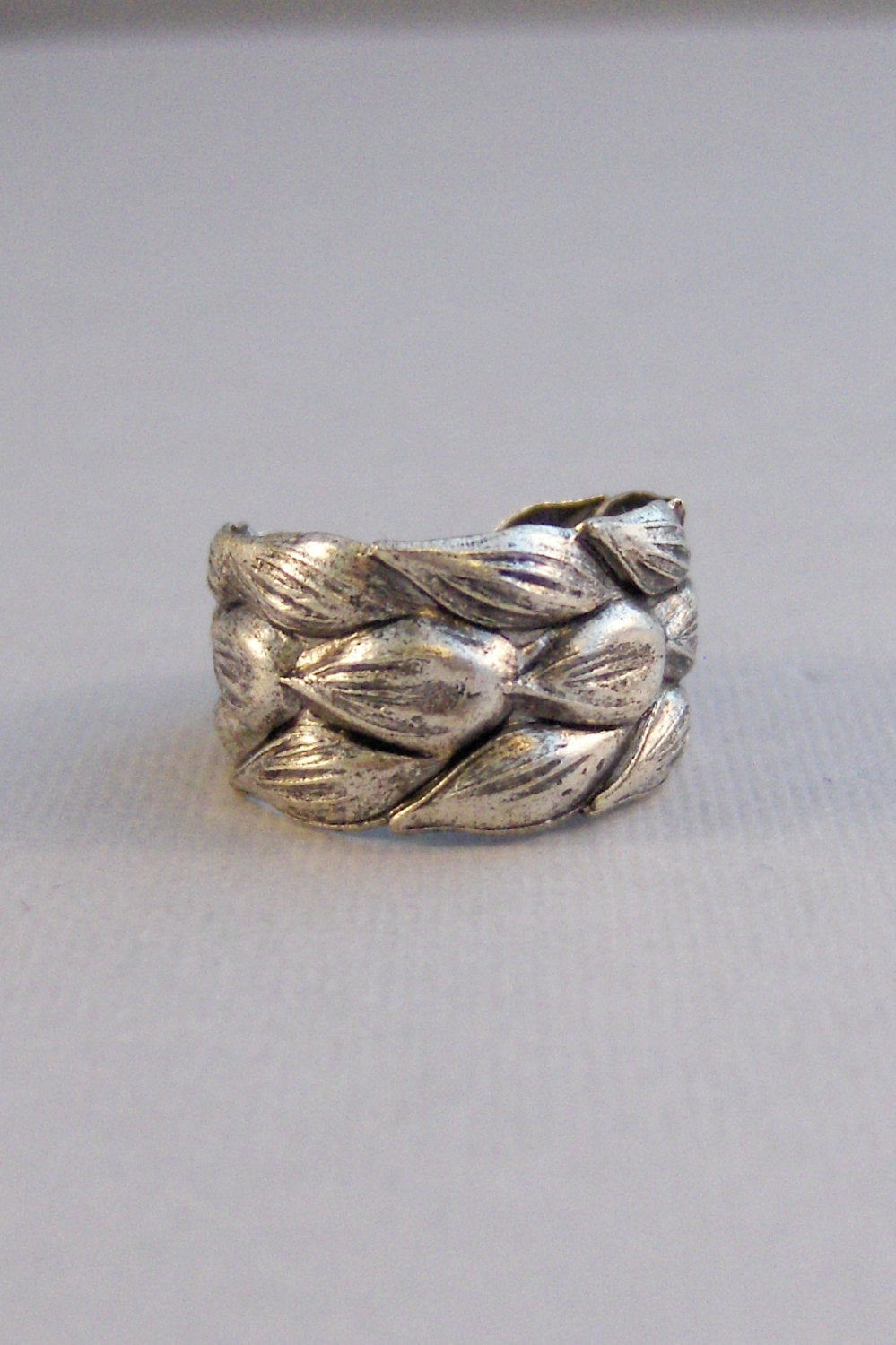 Wheat Ring,Love And Charity,Ring,Silver,Silver Ring,Filigree Ring,Vintage Style,Antiqued Silver Ring,Wheat,Silver Wheat,Love,Charity,Church