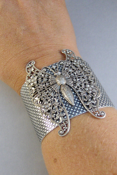 Vintage Sweet Butterfly,Vintage Butterfly,Vintage Cuff,Butterfly,Butterfly Cuff,Butterfly Bracelet, Bracelet,Gypsy Bracelet,Boho