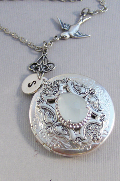 Victorian Moon,Locket,Moonstone Locket,Silver Locket,Moonstone,Goddess,Moonstone Necklace,Moonstone Locket,Moonstone Cab.Valleygirldesigns.